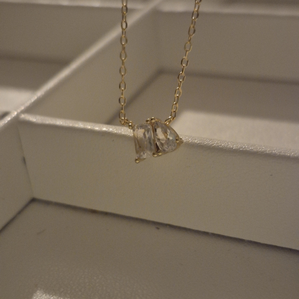 Gold Necklace Mini Pendant